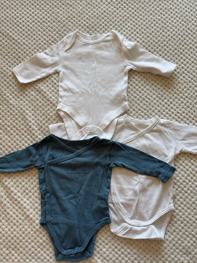 Lote 5 Bodies Bebé 2-4 Meses