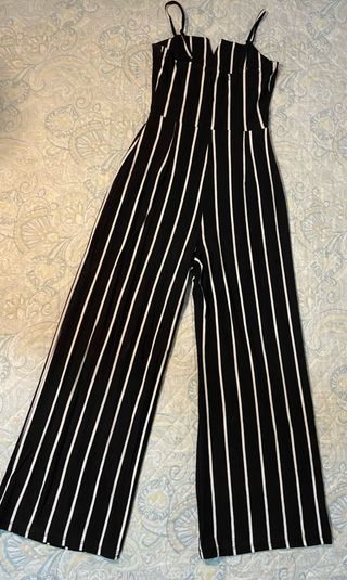 Mono Bershka rayas blanco y negro mujer