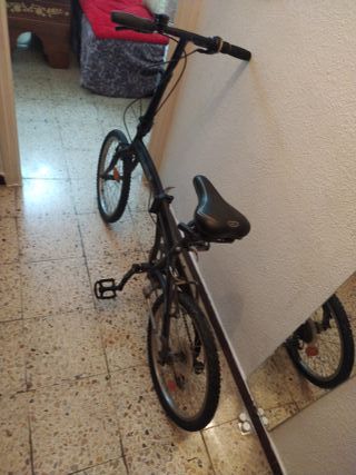 Bicicleta Plegable Negra