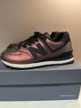Zapatillas New Balance 574 Negro/Rosa