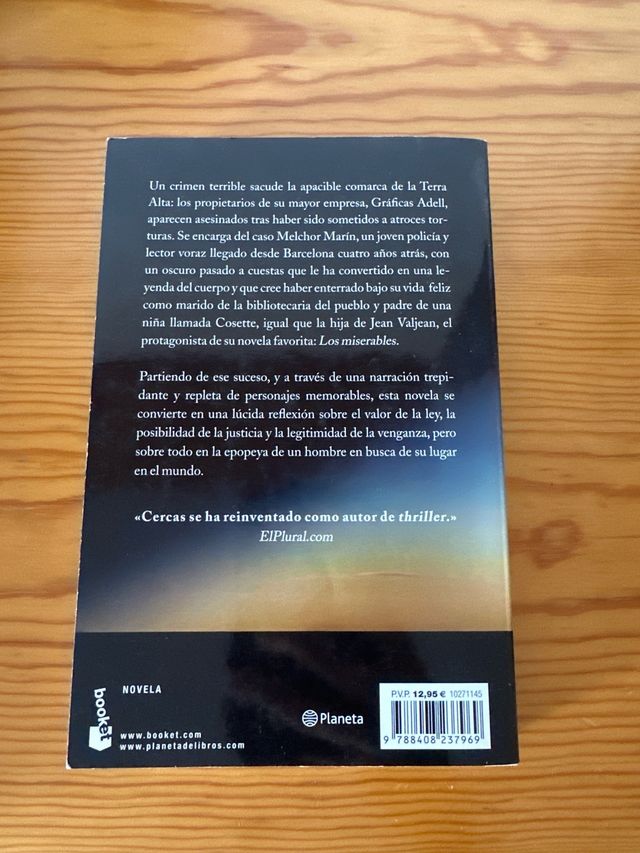 Terra Alta de Javier Cercas.