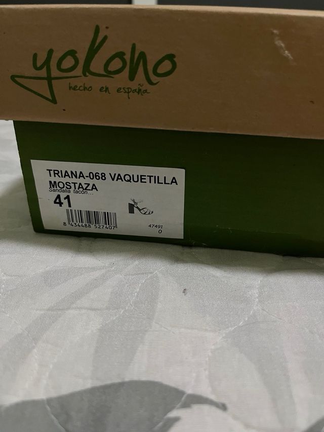 Sandalias Yokono tacón nuevas sin estrenar