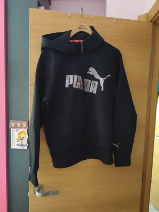 Sudadera Puma Hombre Negra con Capucha neopreno