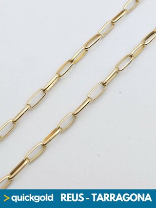 Cadena Oro 18K Forzada QUICKGOLD