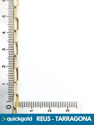 Cadena Oro 18K Forzada QUICKGOLD