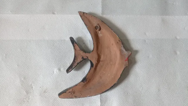 Ceràmica decorativa peix de colors