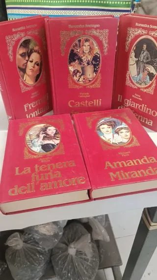 5 Libri Romantica Sonzogno Copertina Rigida