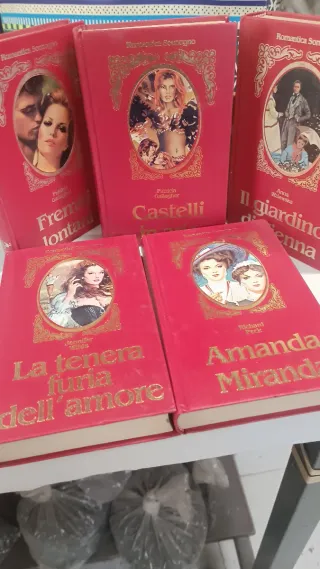 5 Libri Romantica Sonzogno Copertina Rigida