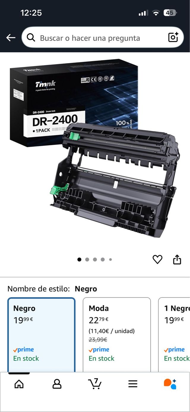 Timink DR2400 (Solo Tambor) para impresora Brother
