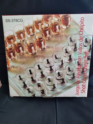Juego Vasos Chupito Ajedrez