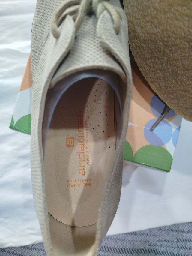 Zapatos Andares Talla 38 Beige