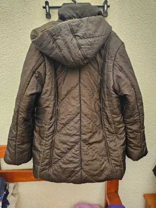 Chaquetón Elle Rose Talla M Marrón