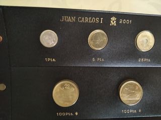 Colección Monedas Pesetas 2001 