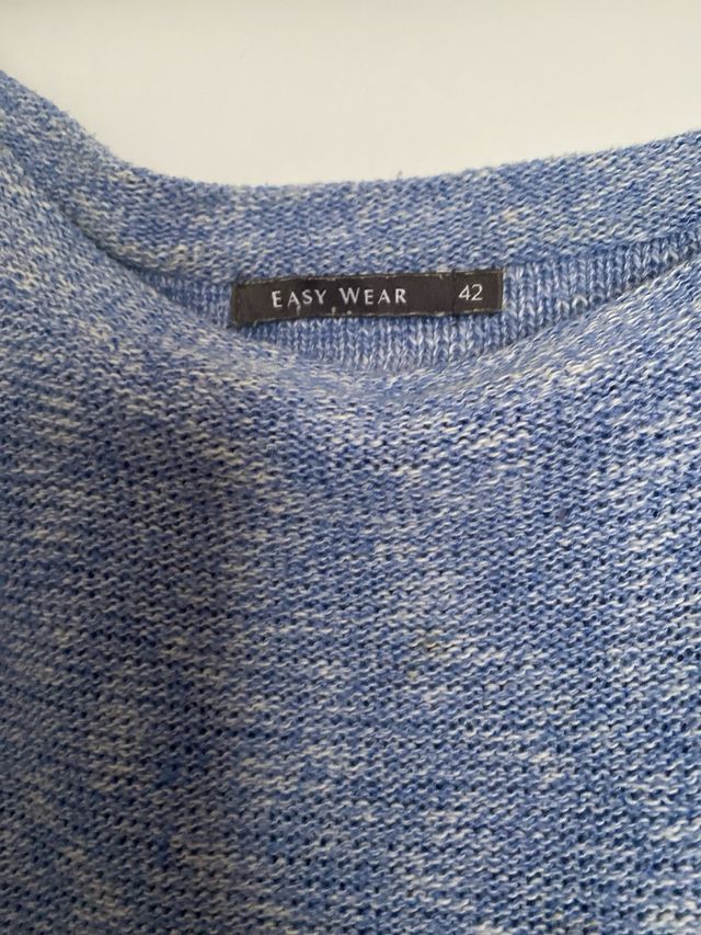 Jersey manga corta azul Talla XXXL