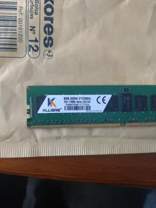 Memoria RAM KLLISRE DDR4 8GB 2133MHz ECC