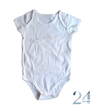 Body Branco Liso Kiabi 24 meses