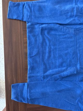 Sudadera Hollister con capucha azul