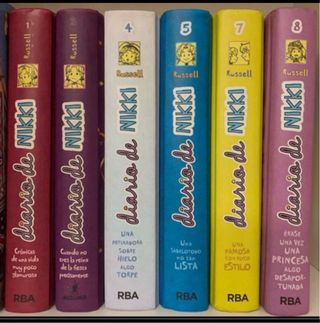 Libros Los Cinco, Diario de Nikki,  75 Consejos..