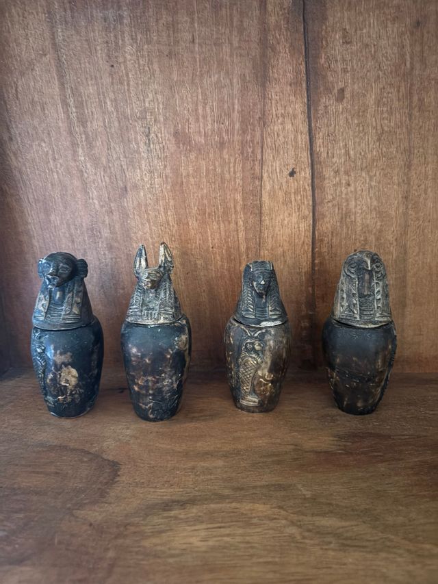 Antigüedad Egipcia Vasos Canopos