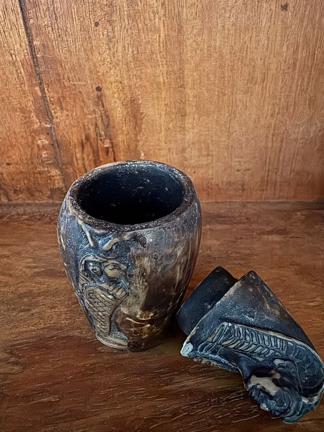 Antigüedad Egipcia Vasos Canopos