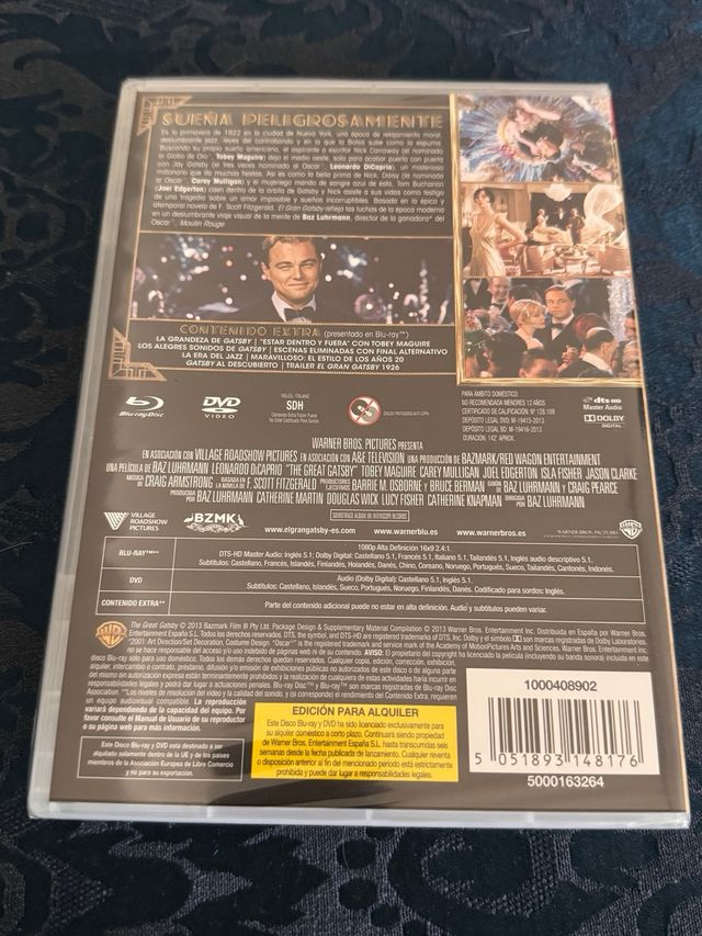 El Gran Gatsby Blu-ray + DVD