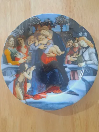 Piatti decorativi religiosi Botticell (Natale)