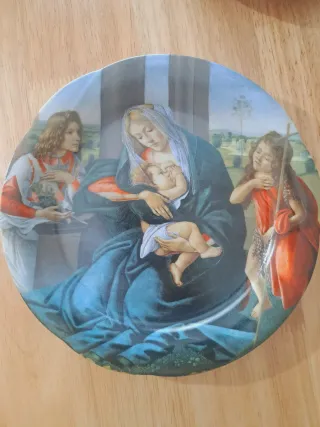 Piatti decorativi religiosi Botticell (Natale)