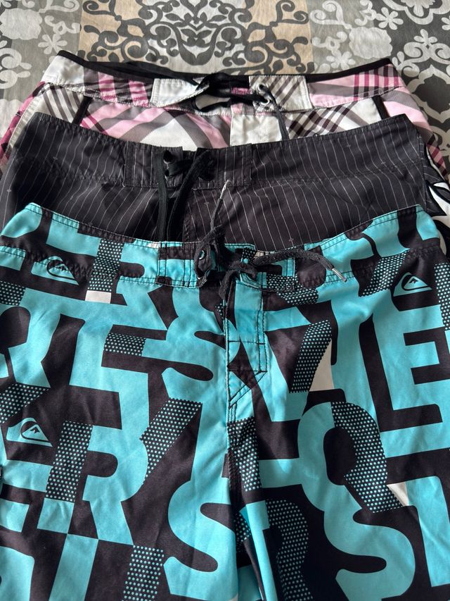 Pack 3 Bañadores O'Neill y Quiksilver Talla L