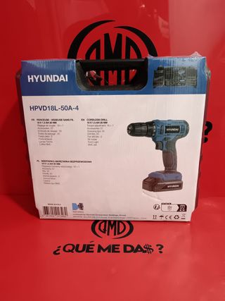 Kit Taladro Hyundai 18V + Maletin con 57 Accesorio