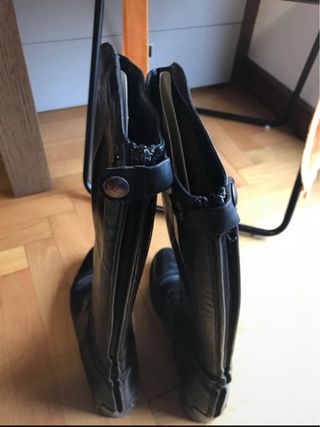 Stivali Sax neri in pelle