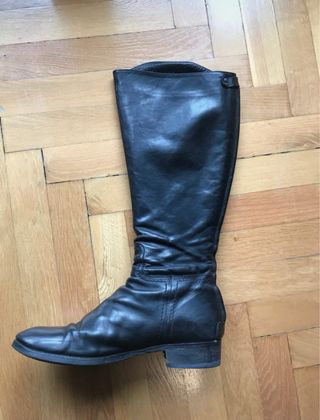 Stivali Sax neri in pelle