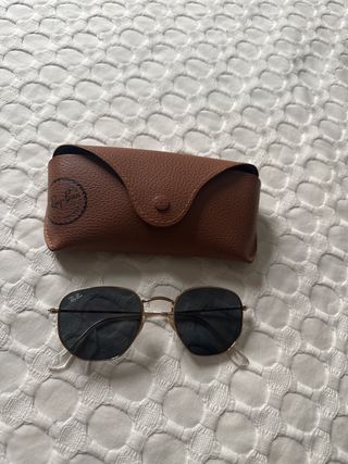 Gafas Ray-Ban Hexagonal Dorado Negro