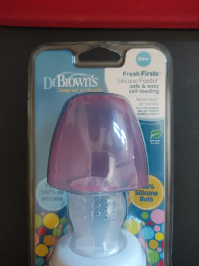 Alimentador de silicona para bebé Dr. Brown's