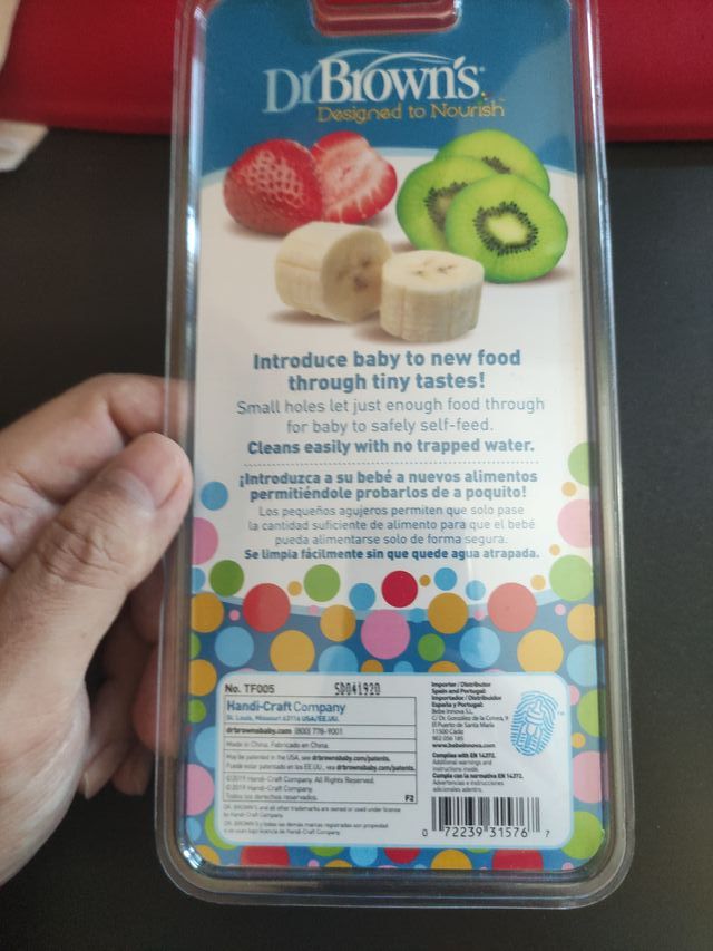 Alimentador de silicona para bebé Dr. Brown's