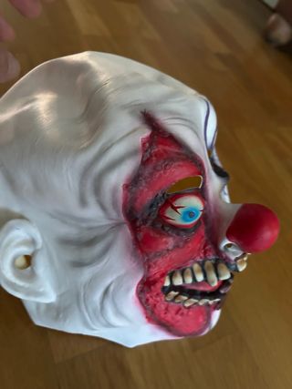 Disfraz payaso diabólico talla única