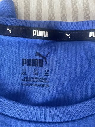 Camiseta Puma Azul Talla XXL
