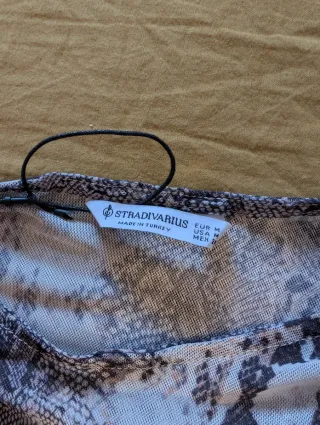 Vestido estampado serpiente 