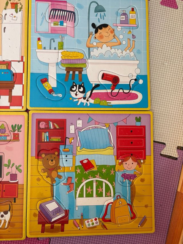 Puzzle Montessori My House Lisciani