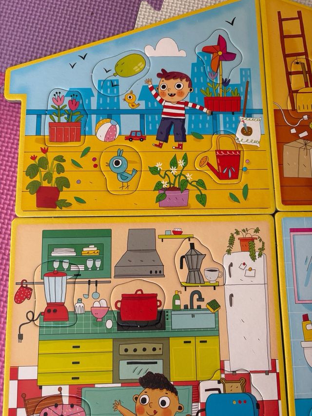 Puzzle Montessori My House Lisciani