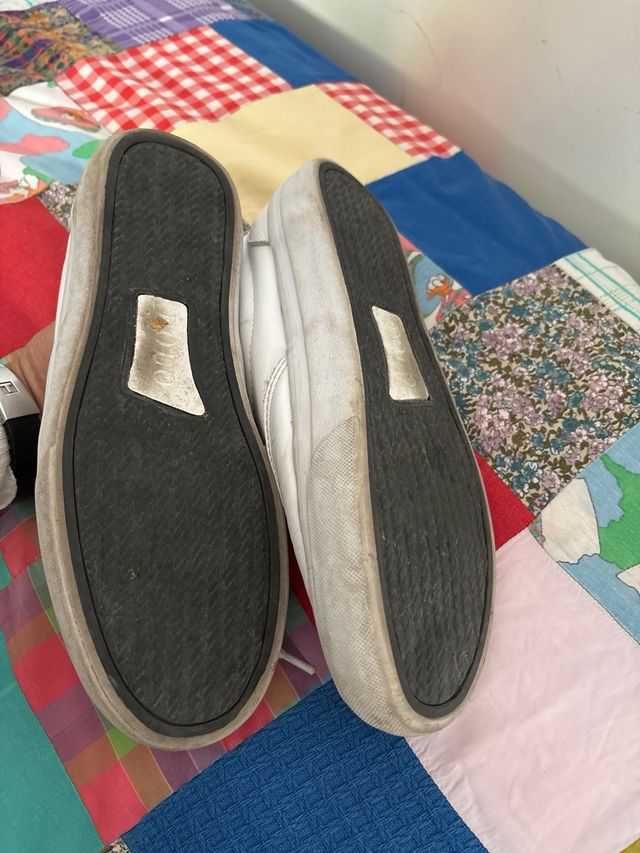 Zapatillas Polo Ralph Lauren Piel T40 Blancas