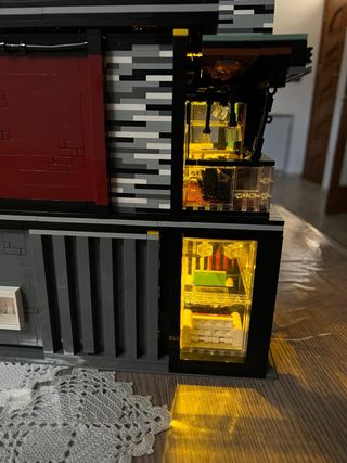 Lego compatibile pub ristorante modulare islet