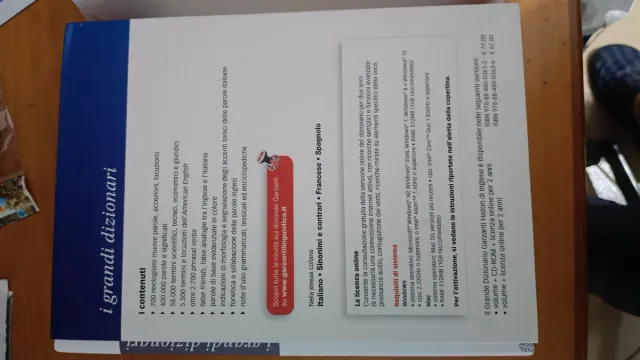 Dizionario bilingue Inglese-Italiano Hazon Garzant