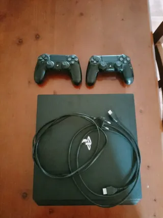 PS4 Pro 1TB+ 2 mandos+ soporte ventilador + juegos