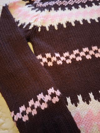Chaqueta de punto con capucha talla XS