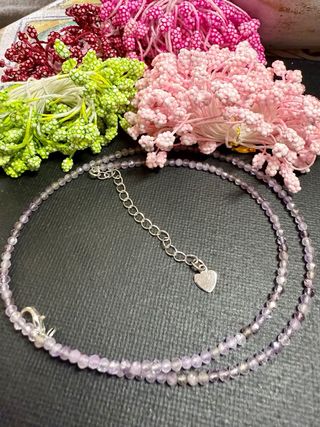 Collar Amatistas Naturales
