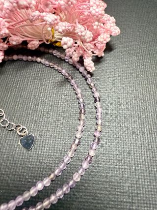 Collar Amatistas Naturales