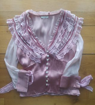 BLUSA/CAMISA de ROSAS ROJAS