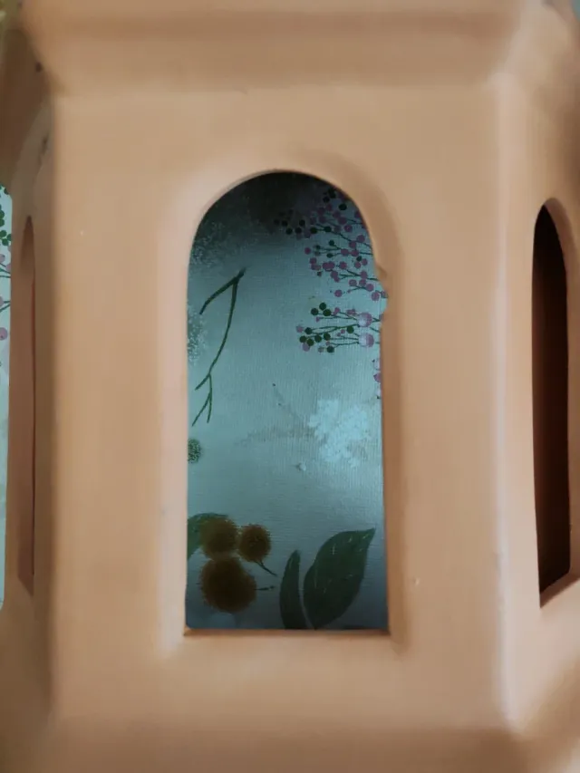 Cubre farolillo de terracota