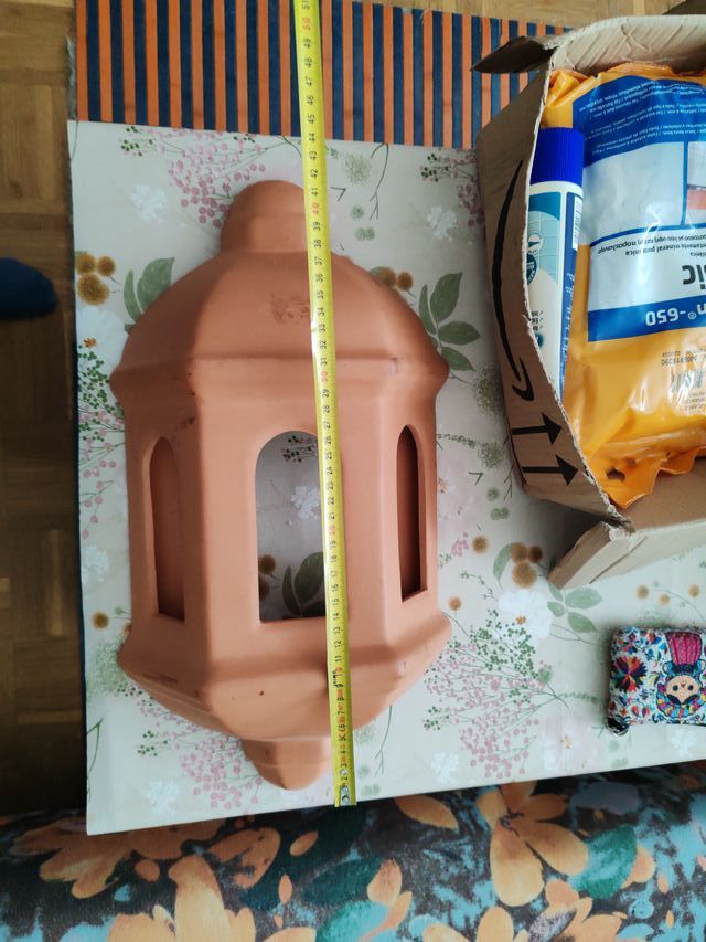 Cubre farolillo de terracota