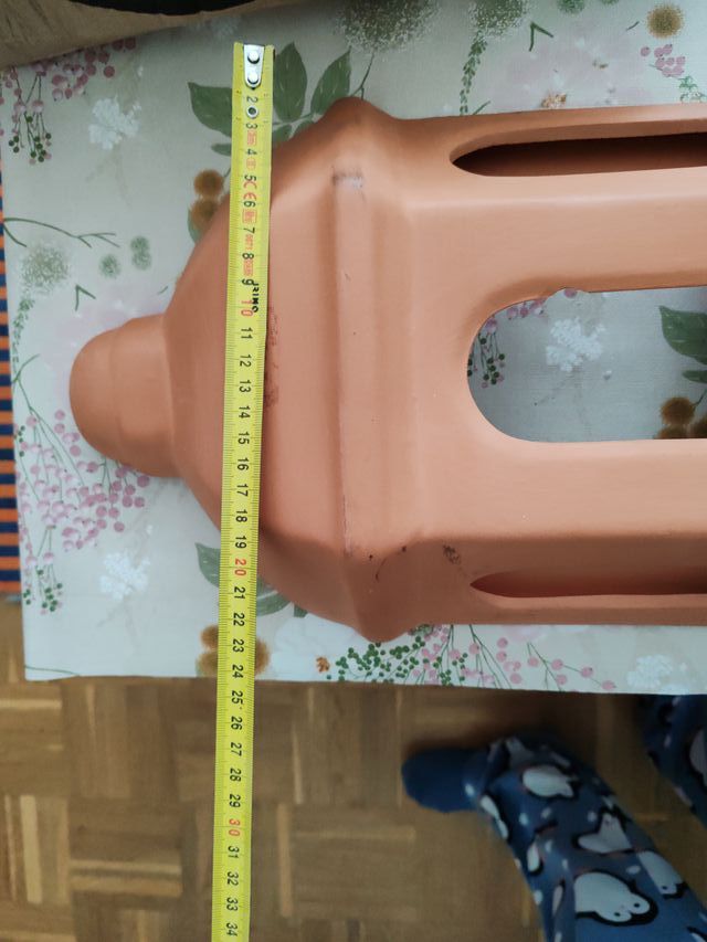 Cubre farolillo de terracota